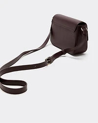 Faux Leather Crossbody Bag