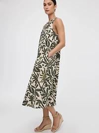 Robe midi sans manches