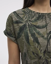 T-shirt à  manches courtes et col rond