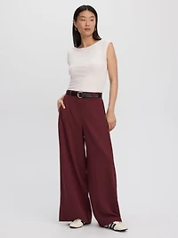 Wide-Leg High-Rise Pant