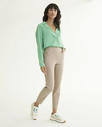 Slim-Leg High-Rise Ankle Pant - The Iconic (R) Tall