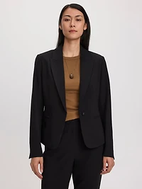 Fitted One-Button Blazer - The Portfolio