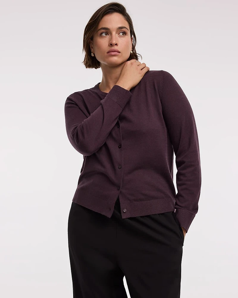 Cardigan à col rond - R Essentials