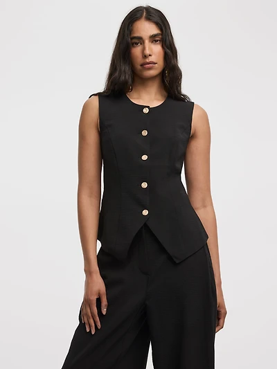 Veste ajustée sans manches