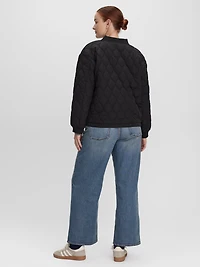 Quilted Bomber Jacket