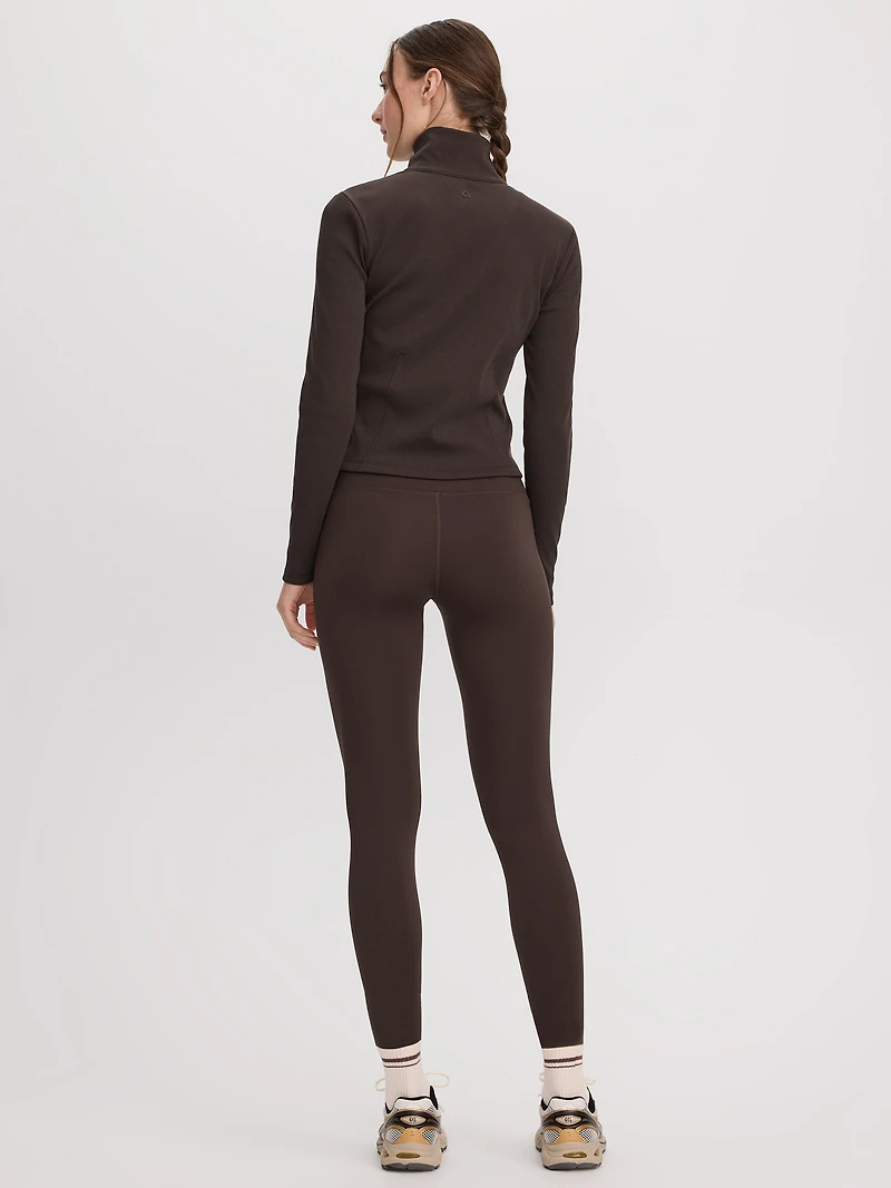 Ribbed Fitted Jacket - Hyba
