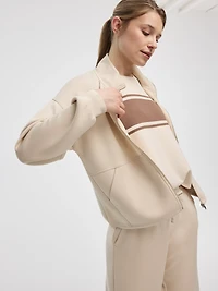 Mock-Neck Zipped Jacket - HYLUX Hyba