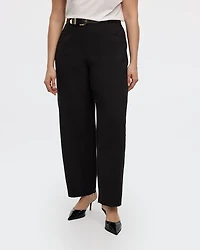 Mid-Rise Barrel Pants