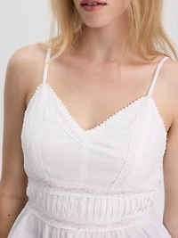 V-Neck Peplum Cami