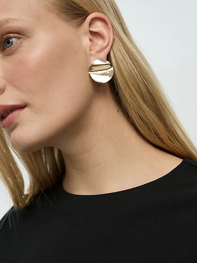 Boucles d'oreilles circulaires