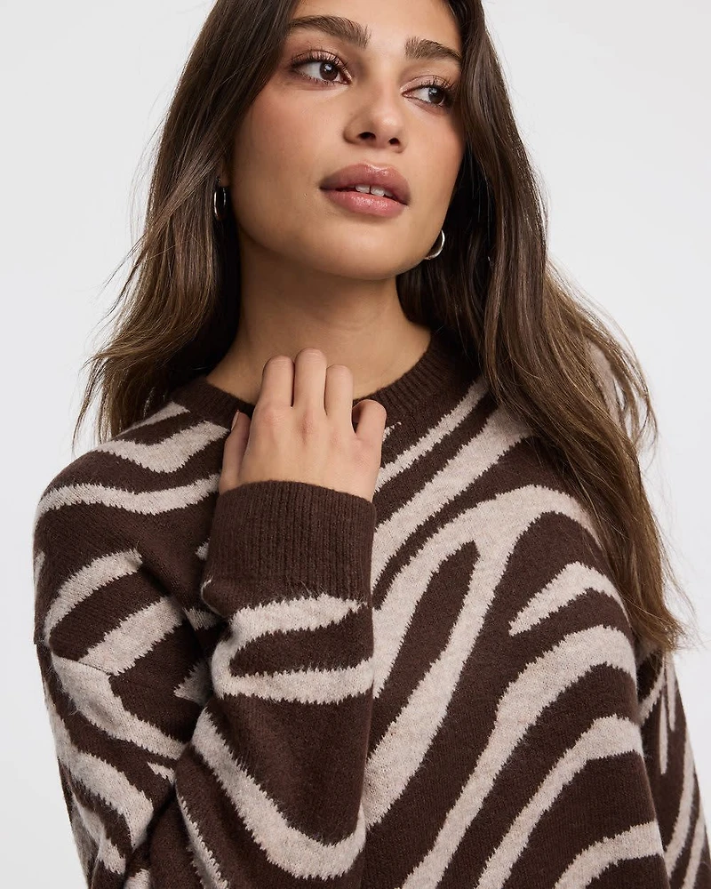 Long-Sleeve Crew-Neck Pullover