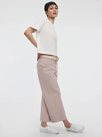 Straight-Leg High-Rise Cropped Mariner Pant