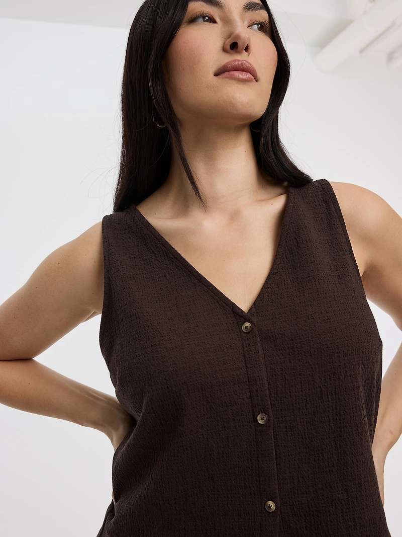 Débardeur en tricot