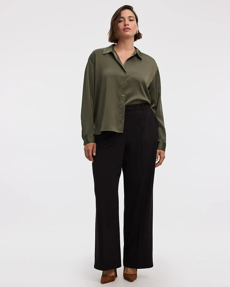 Wide-Leg High-Rise Pant - The Timeless Curvy Fit