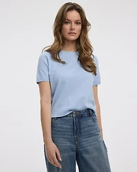 Pull à col rond et manches courtes - R Essentials