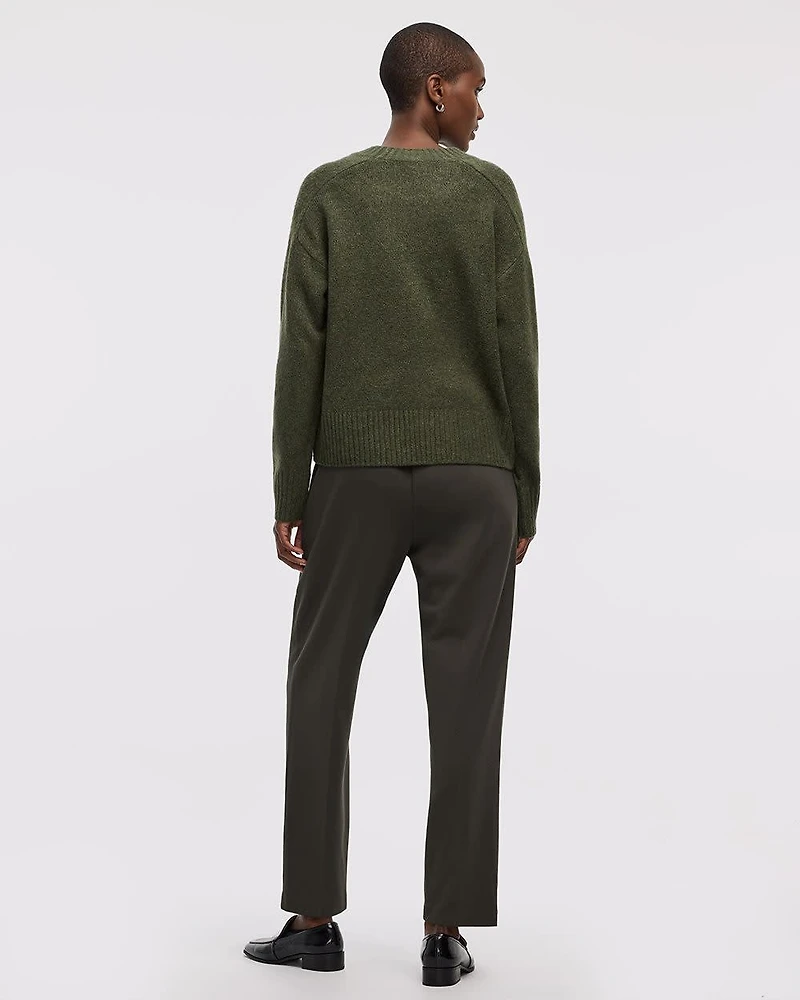 Long-Sleeve Crew-Neck PlushSoft Pullover