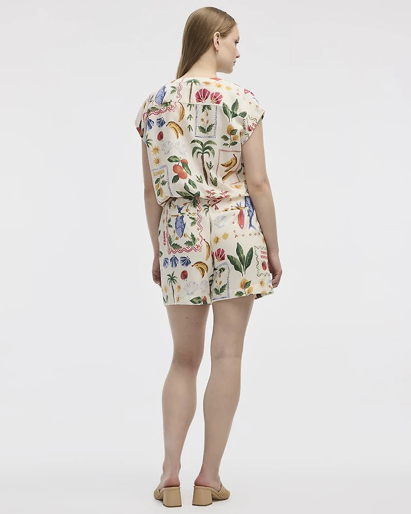 Short à taille élastique