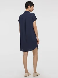 Short-Sleeve Shirt Dress