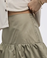 Mini Skirt with Ruffled Hem