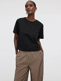 Crew-Neck Boxy T-Shirt