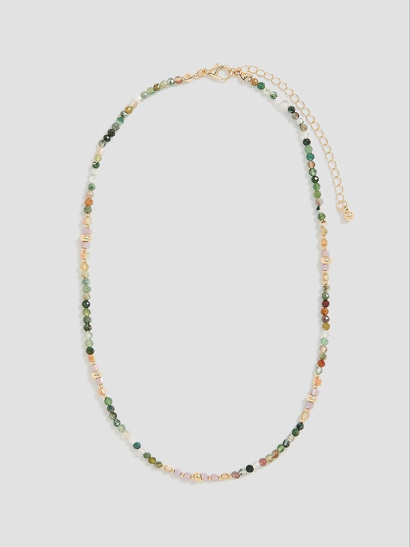 Necklace with Semi-Precious Stones