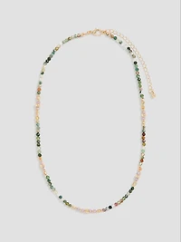 Necklace with Semi-Precious Stones