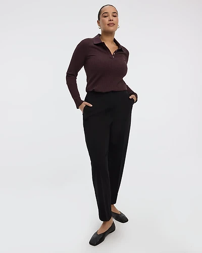 Slim-Leg High-Rise Pant - Curvy Fit