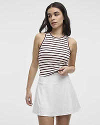 Ribbed Fitted Tank wtih Stripes - Hyba