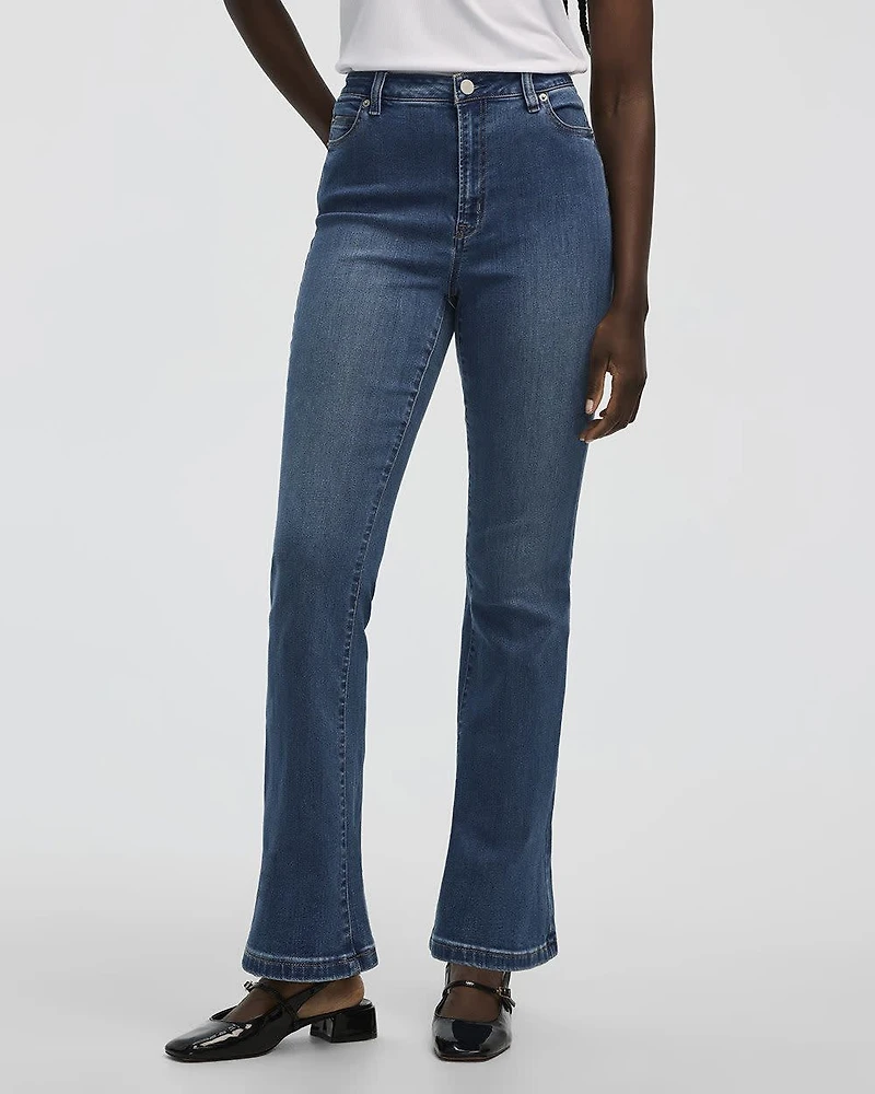 Boot-Leg Mid-Rise Jean