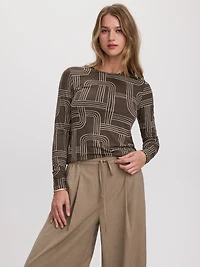Long-Sleeve Crew-Neck T-Shirt - R Essentials