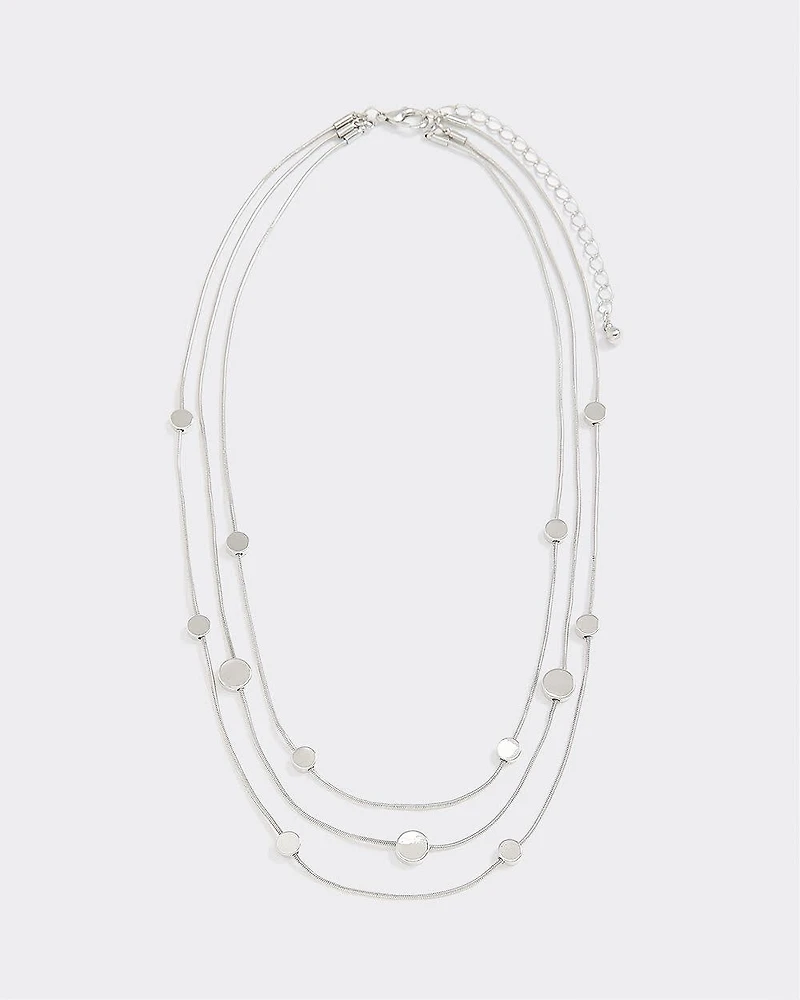 Three-Layer Beaded Necklace