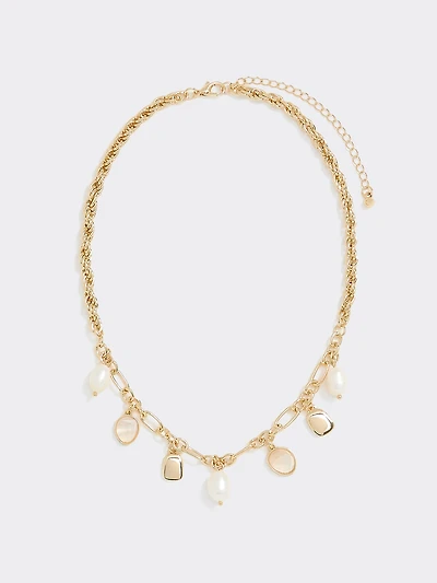 Short Necklace with Charms