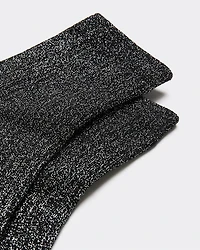 Shimmery Cotton Anklet Socks