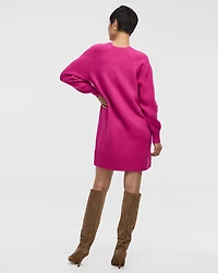 PlushSoft Long-Sleeve Crew-Neck Dress