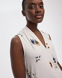 Sleeveless V-Neck Top