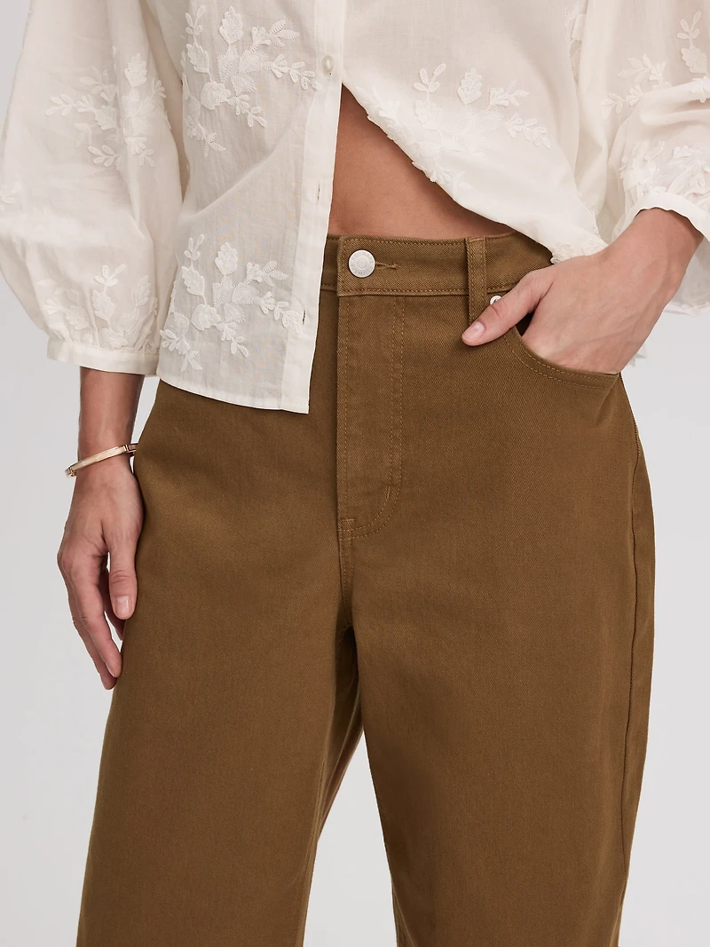 High-Rise Barrel Pant