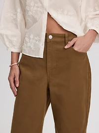 High-Rise Barrel Pant