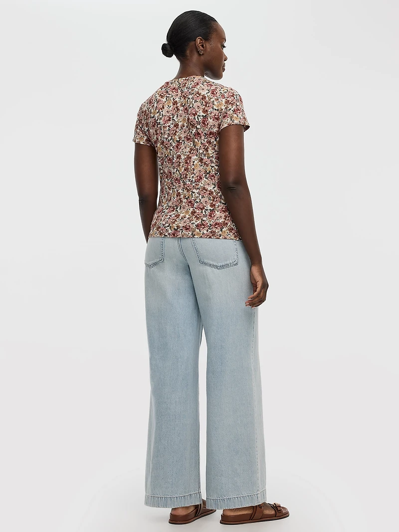 T-shirt à col rond - R Essentiels