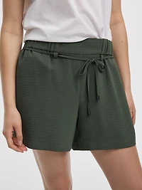High-Rise Pull-On Shorts