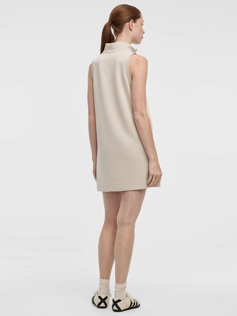 Sleeveless Half-Zip Dress - HYLUX Hyba