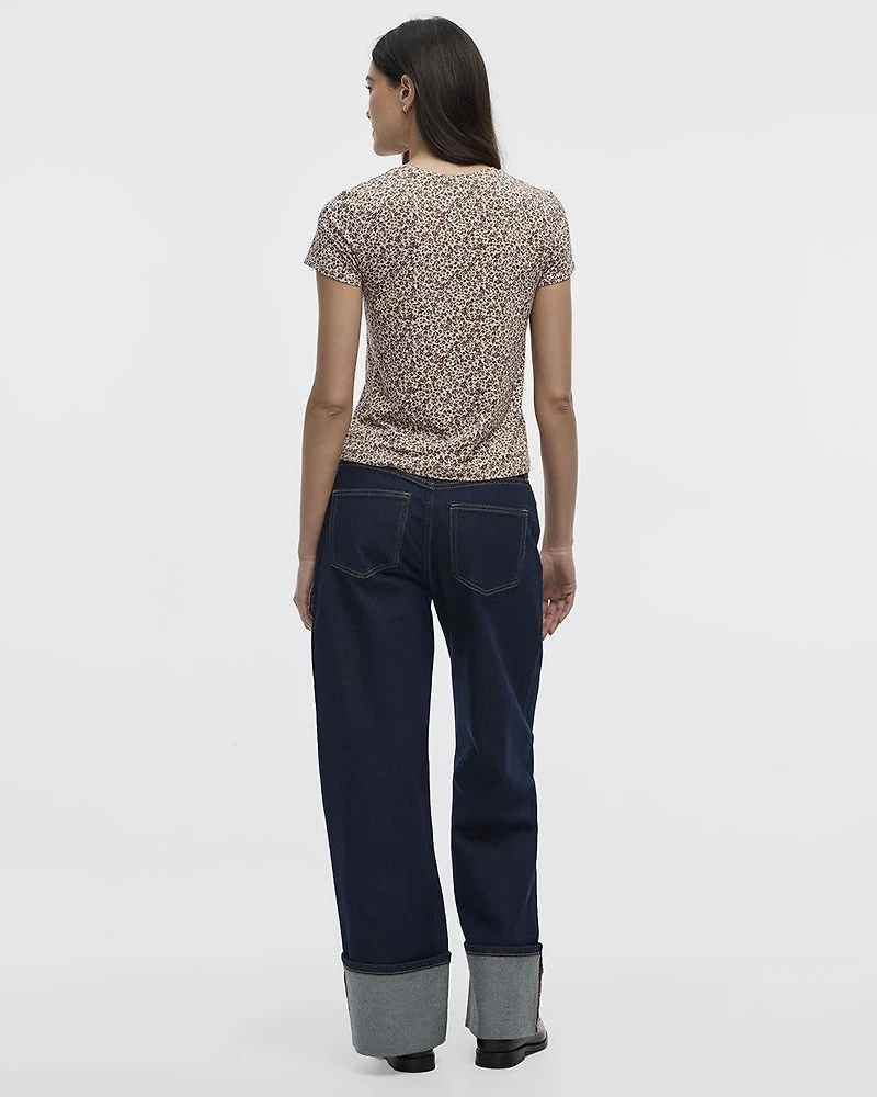 Short-Sleeve Crew-Neck Tee - R Essentials