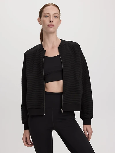 Jacquard Bomber Jacket - Hyba