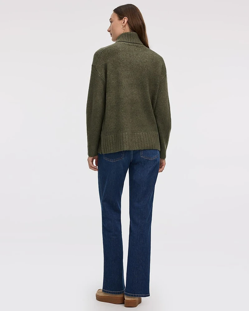 Long-Sleeve Turtleneck Pullover