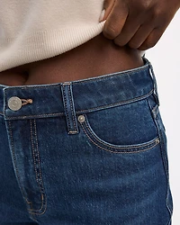 Straight-Leg Mid-Rise Jean