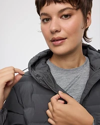 Quilted hooded Jacket - Hyba