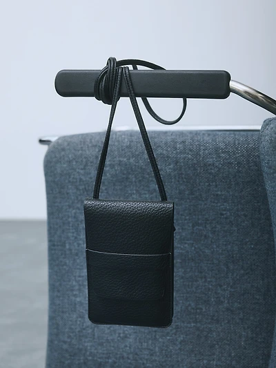 Faux-Leather Cross-Body Phone Bag