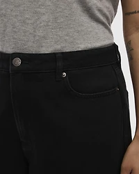 Jean à jambe large et taille haute - Coupe Courbes