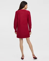 PlushSoft Long-Sleeve Crew-Neck Dress