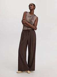 Sleeveless Draped Top