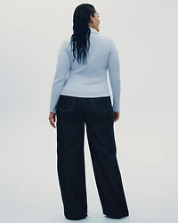 Long-Sleeve Polo Sweater